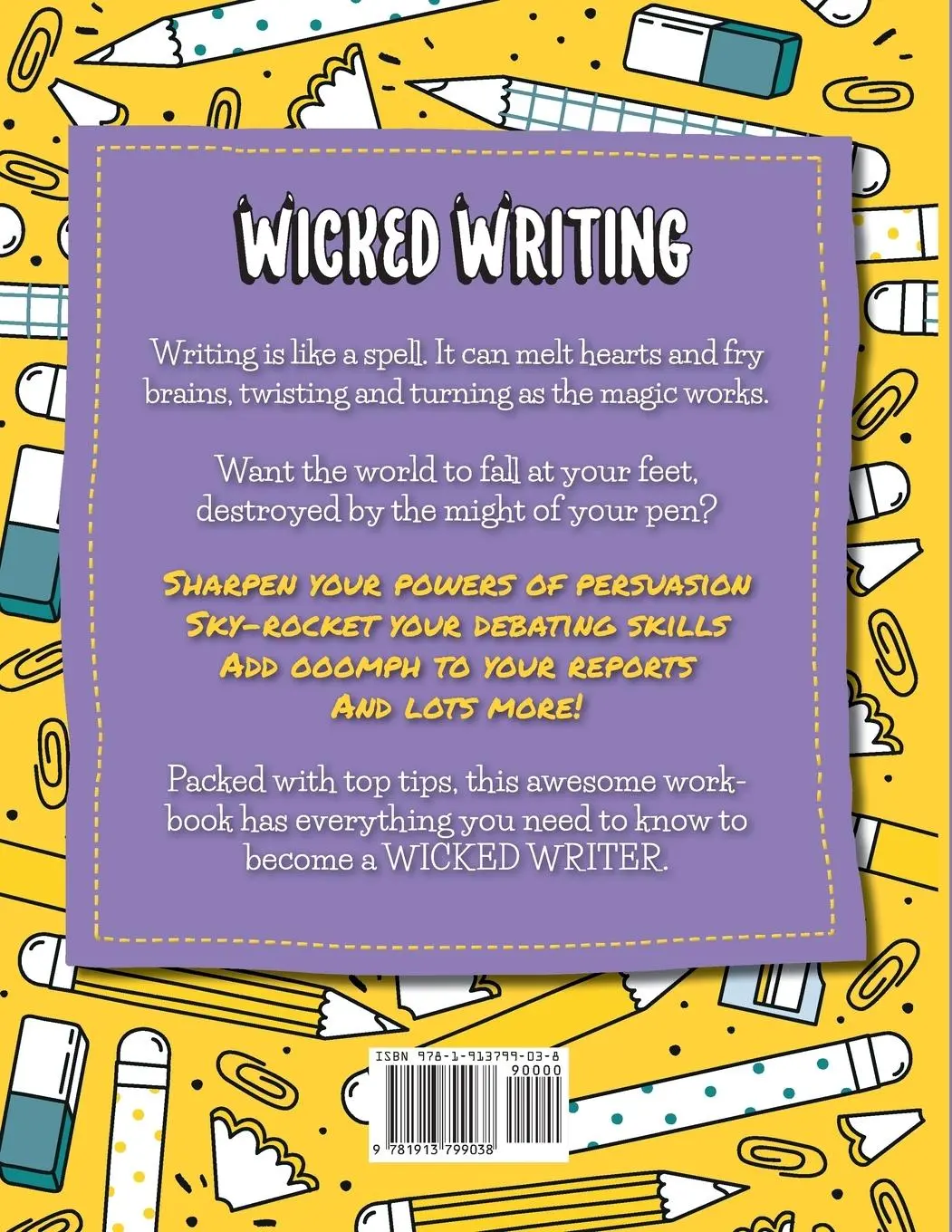 Rückseite: 9781913799038 | Wicked Writing Skills | Over 90 non-fiction activities for children