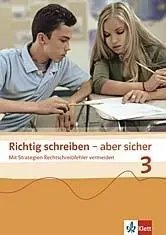 Cover: 9783122179038 | Richtig schreiben - aber sicher 3 | Arbeitsheft Klasse 7/8 | Broschüre Cover: 9783122179038 | Richtig schreiben - aber sicher 3 | Arbeitsheft Klasse 7/8 | Broschüre