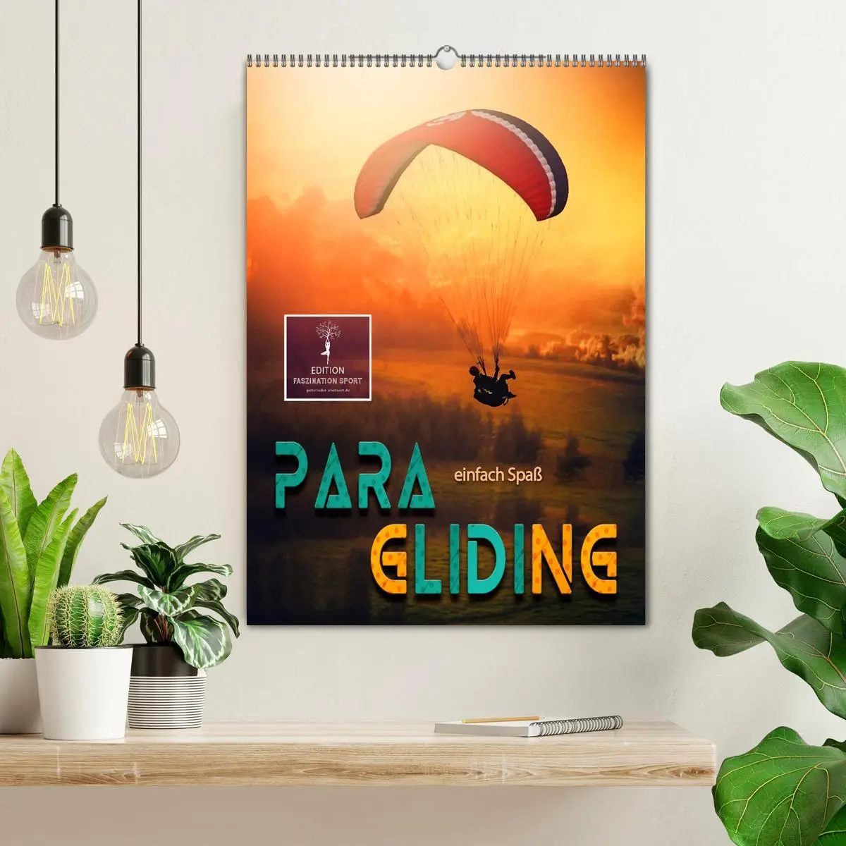 Bild: 9783516369038 | Paragliding - einfach Spaß (Wandkalender 2026 DIN A2 hoch),...