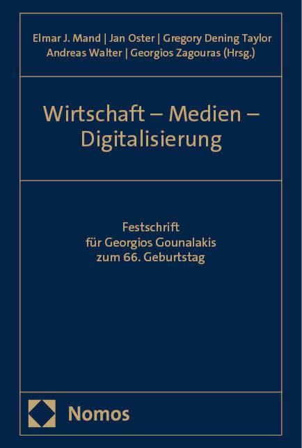 Cover: 9783756019038 | Wirtschaft - Medien - Digitalisierung | Elmar J. Mand (u. a.) | Buch