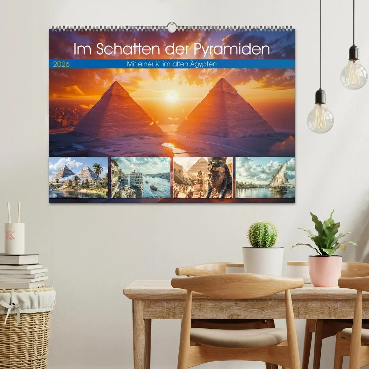 Bild: 9783457409138 | Im Schatten der Pyramiden (Wandkalender 2026 DIN A2 quer), CALVENDO...