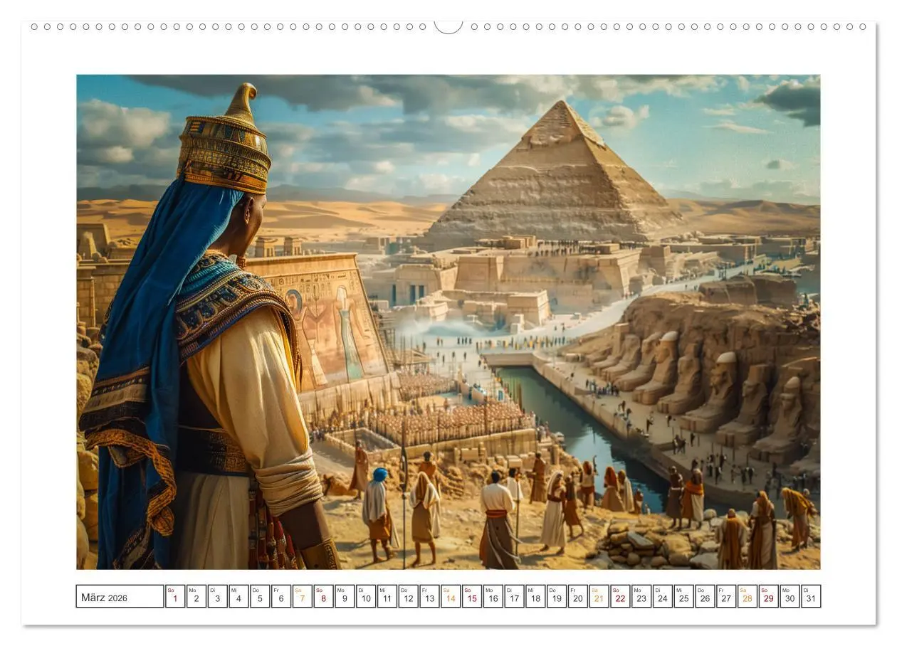 Bild: 9783457409138 | Im Schatten der Pyramiden (Wandkalender 2026 DIN A2 quer), CALVENDO...