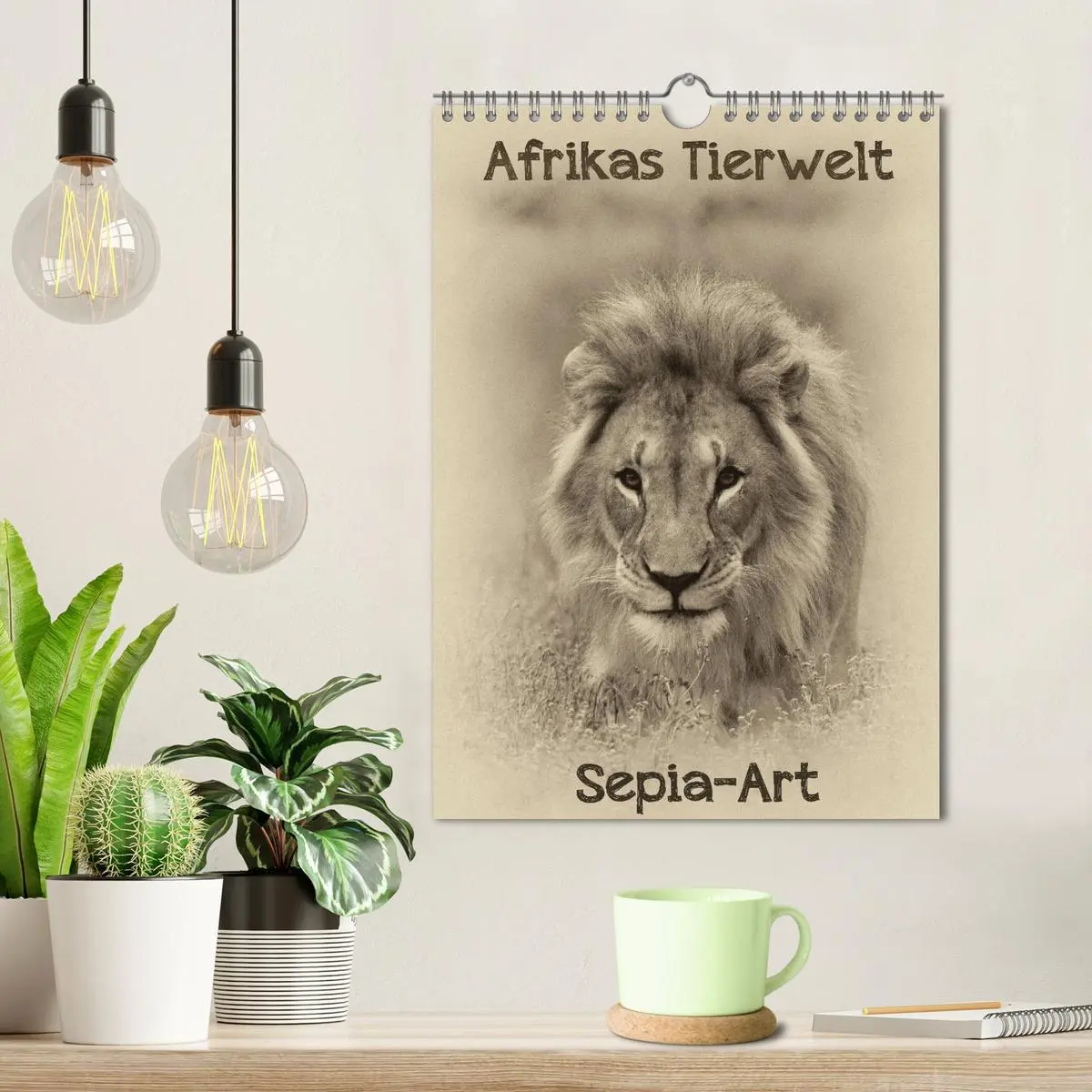 Bild: 9783516429138 | Afrikas Tierwelt - Sepia-Art (Wandkalender 2026 DIN A4 hoch),...