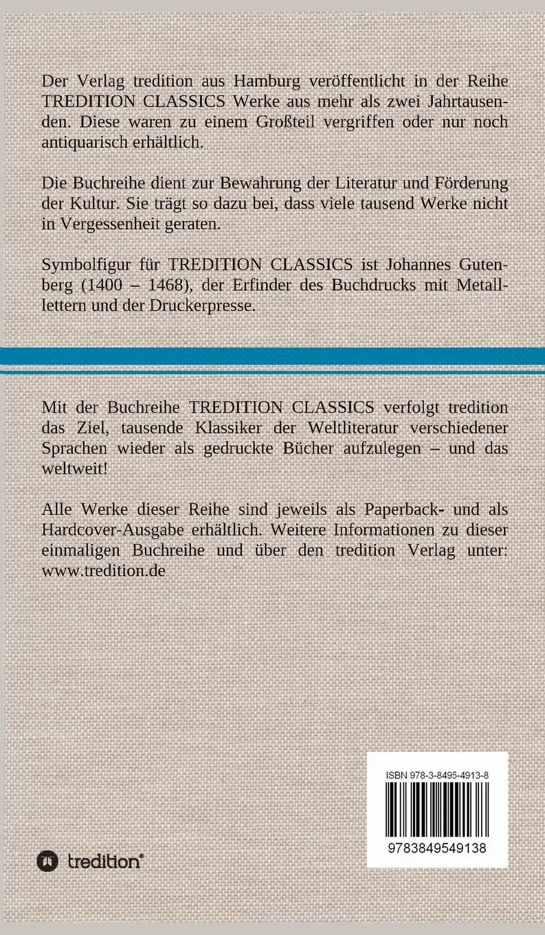 Rückseite: 9783849549138 | An Deutschlands Jugend | Walther Rathenau | Buch | 108 S. | Deutsch