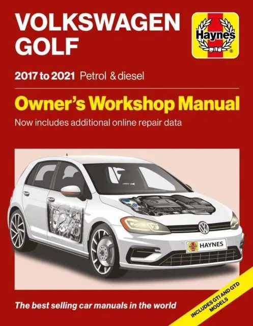 Cover: 9781785219238 | Volkswagen Golf 2017 to 2021 Petrol &amp; Diesel | Haynes Group Ltd | Buch