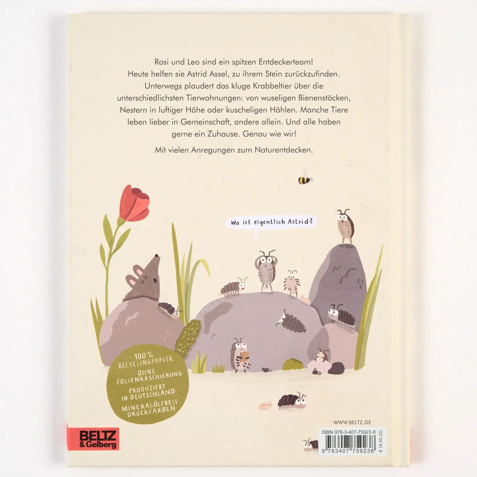 Rückseite: 9783407759238 | Tierische Wohnungen | Das Leben da draußen | Katrin Wiehle | Buch