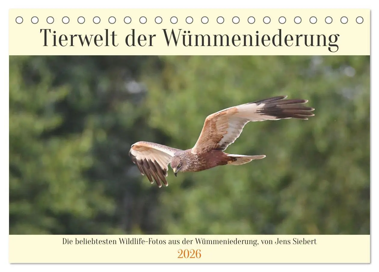 Cover: 9783457569238 | Tierwelt der Wümmeniederung (Tischkalender 2026 DIN A5 quer),...