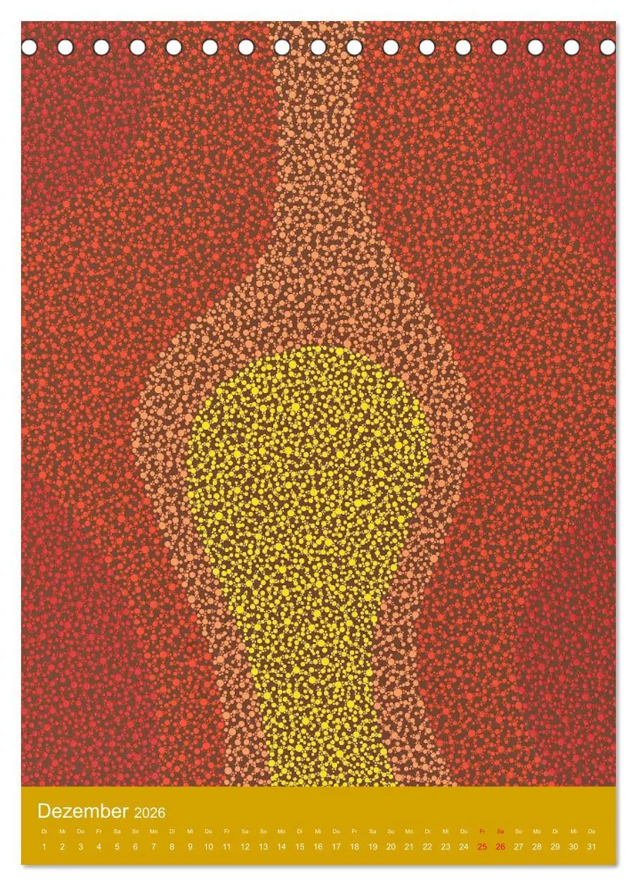 Bild: 9783516349238 | Faszination des Punktes (Tischkalender 2026 DIN A5 hoch), CALVENDO...