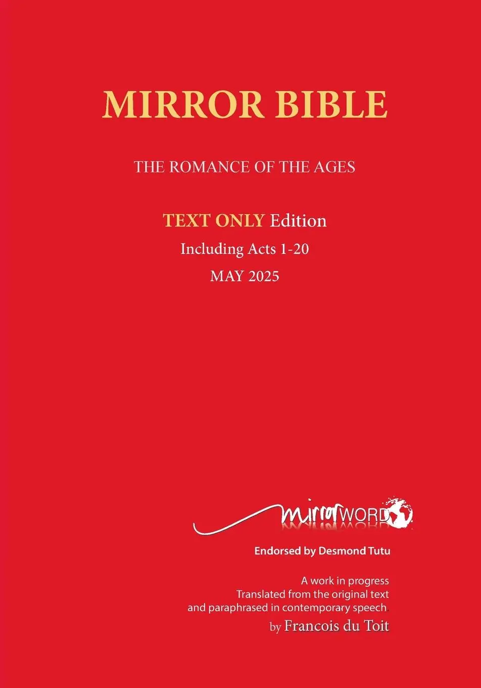 Cover: 9798889559238 | Latest PAPERback MAY 2025 Edition TEXT ONLY Mirror Bible Including...