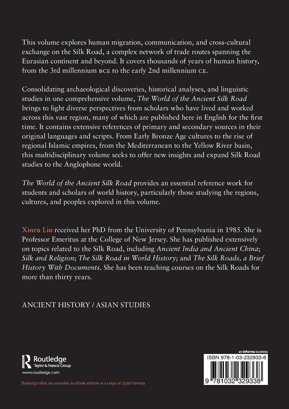 Rückseite: 9781032329338 | The World of the Ancient Silk Road | Xinru Liu | Taschenbuch | 2024