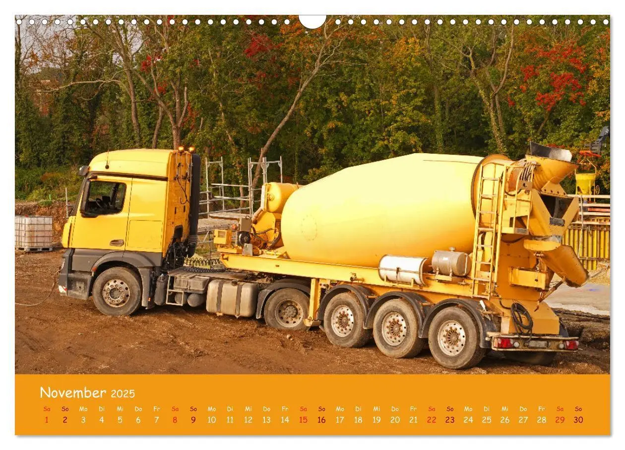 Bild: 9783383999338 | Baumaschinen im Einsatz (Wandkalender 2025 DIN A3 quer), CALVENDO...