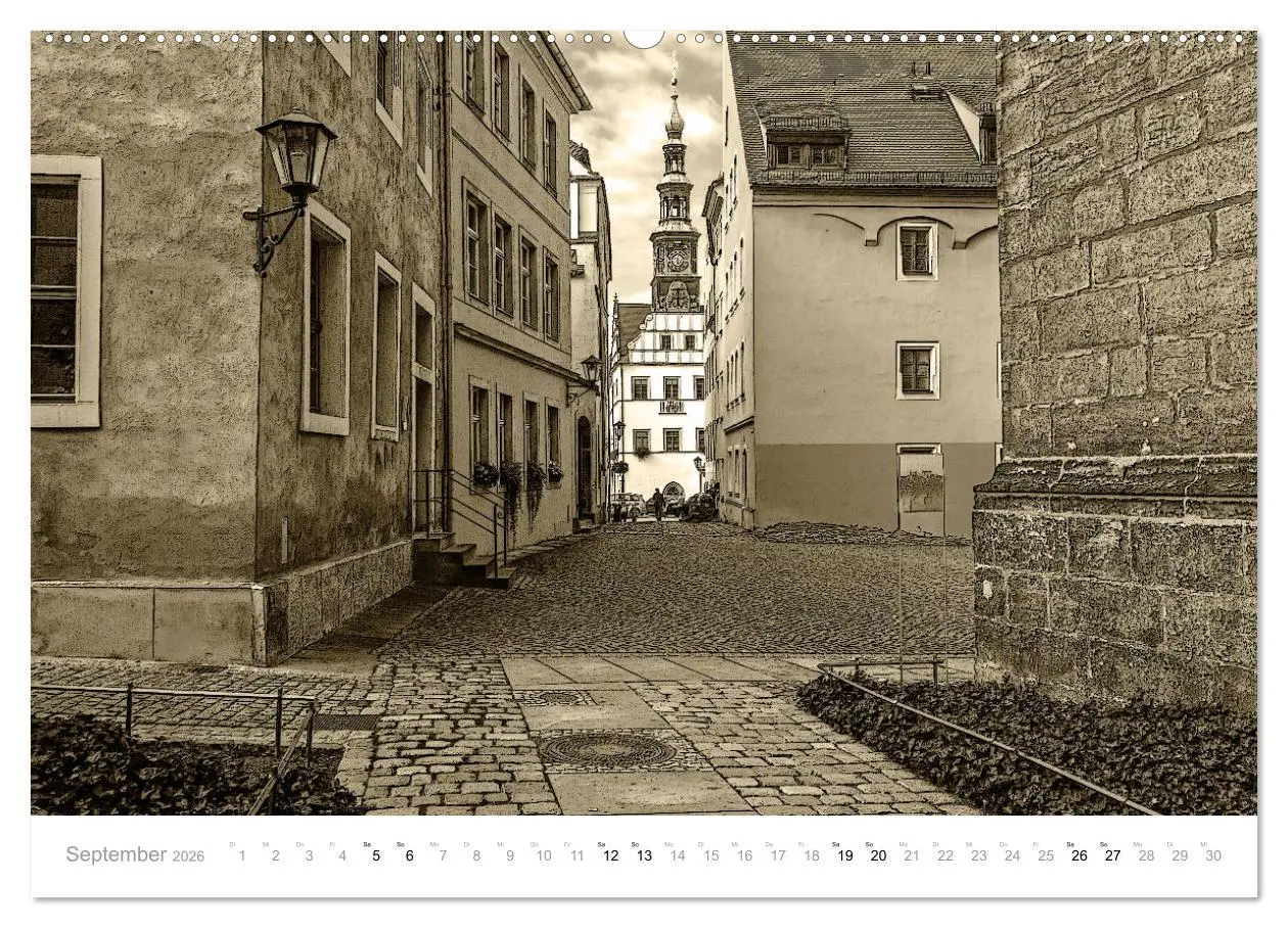 Bild: 9783457799338 | Nostalgiekalender Pirna (Wandkalender 2026 DIN A2 quer), CALVENDO...