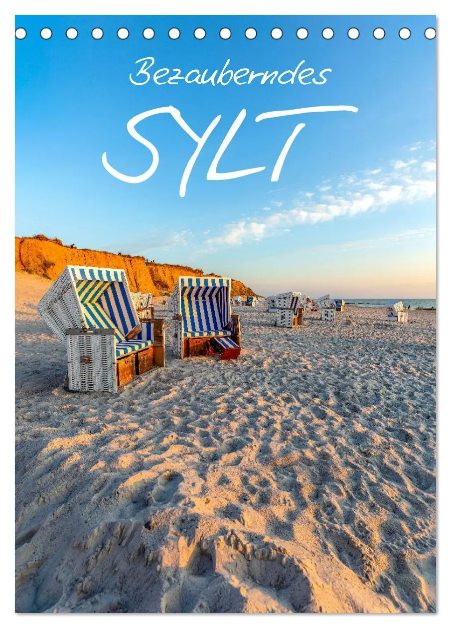 Cover: 9783516339338 | Bezauberndes Sylt (Tischkalender 2026 DIN A5 hoch), CALVENDO...