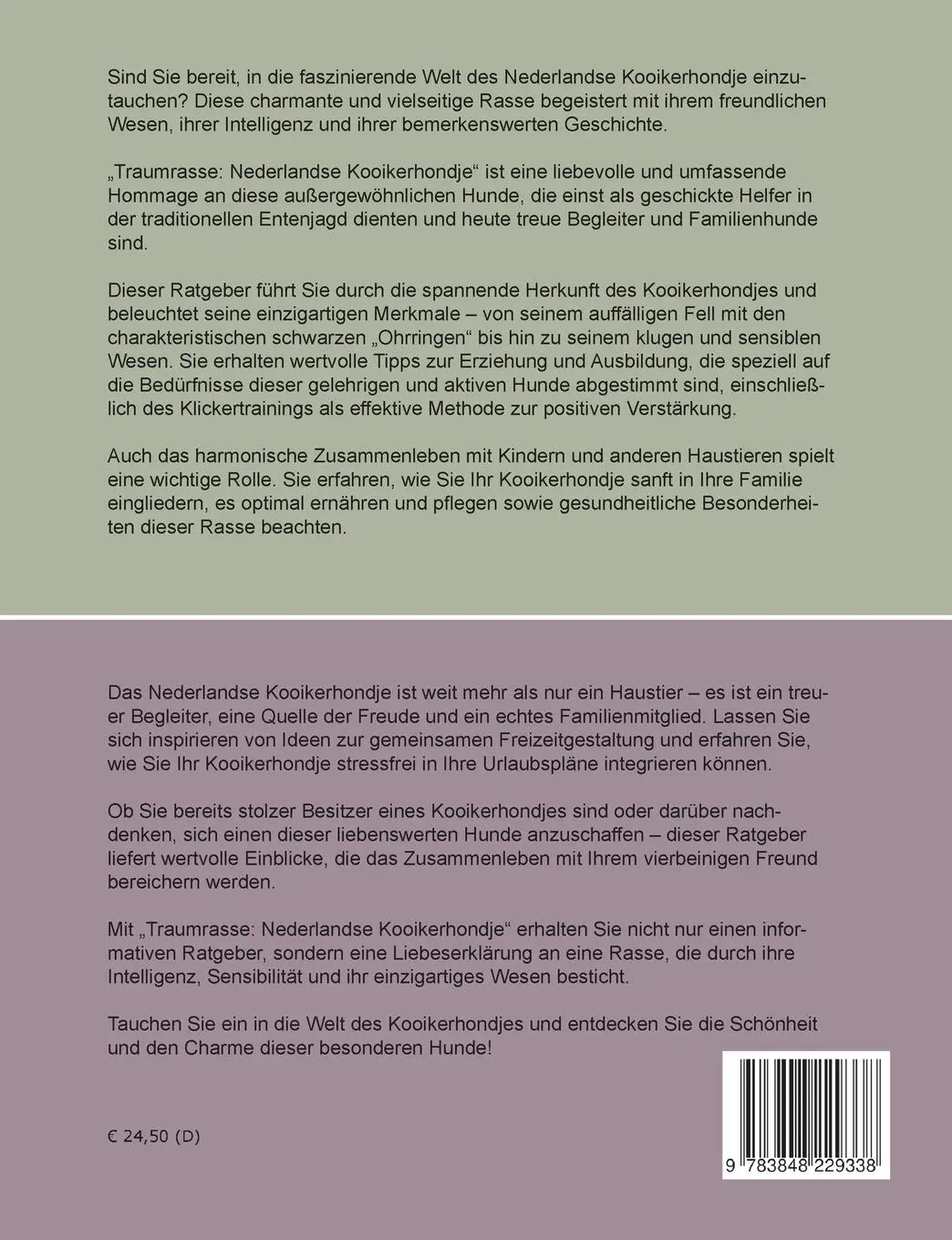 Rückseite: 9783848229338 | Traumrasse Nederlandse Kooikerhondje | Julia Mulder | Taschenbuch