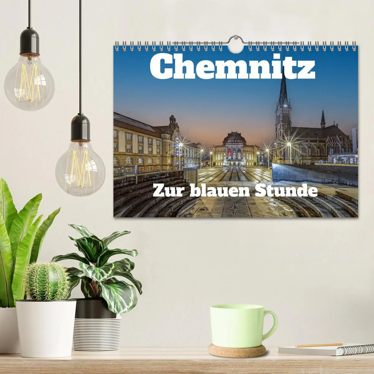 Bild: 9783457309438 | Chemnitz zur blauen Stunde (Wandkalender 2026 DIN A4 quer),...