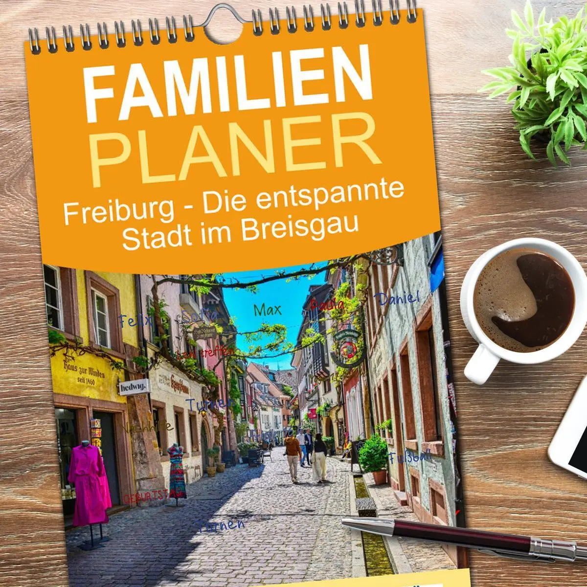Bild: 9783516499438 | Familienplaner 2026 - Freiburg - Die entspannte Stadt im Breisgau...
