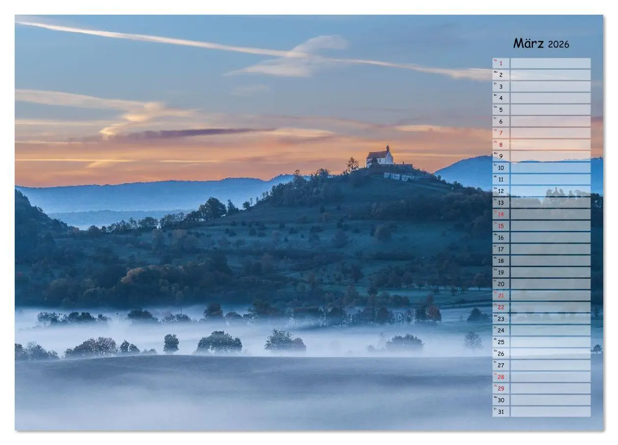 Bild: 9783673749438 | Rund um die Wurmlinger Kapelle (hochwertiger Premium Wandkalender...