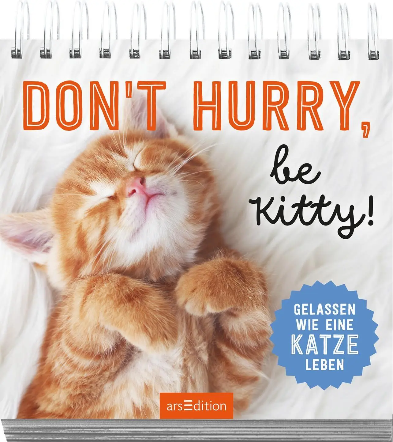 Bild: 9783845869438 | Don¿t hurry, be Kitty! | Gelassen wie eine Katze leben | Taschenbuch