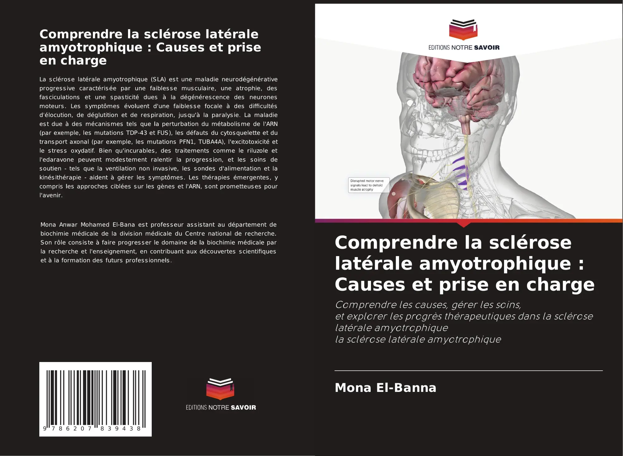 Cover: 9786207839438 | Comprendre la sclérose latérale amyotrophique : Causes et prise en...