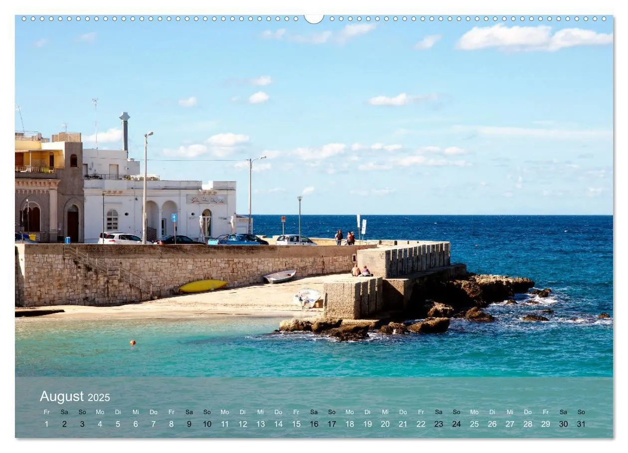 Bild: 9783383979538 | Der Küste entlang im Salento (Wandkalender 2025 DIN A2 quer),...