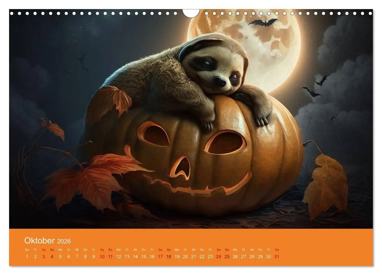 Bild: 9783457539538 | Der Kalender für echte Faultiere (Wandkalender 2026 DIN A3 quer),...