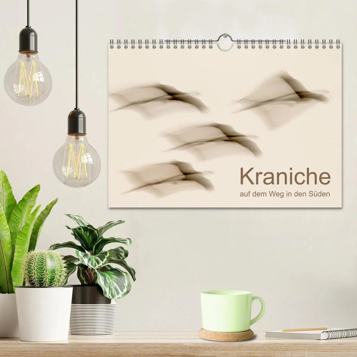 Bild: 9783516009538 | Kraniche auf dem Weg nach Süden (Wandkalender 2026 DIN A4 quer),...