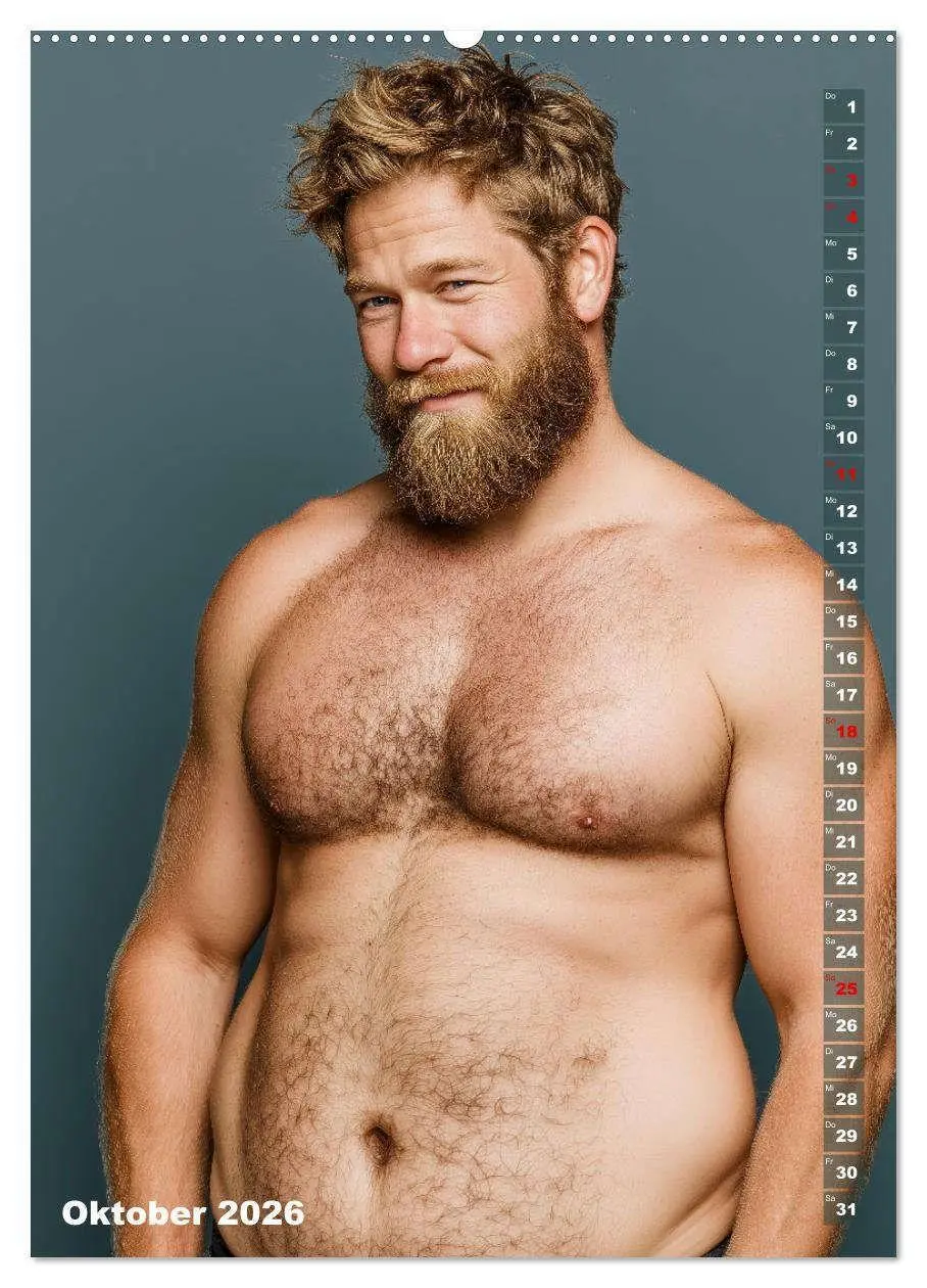 Bild: 9783516629538 | Bärchentyp - Sexy Männerkalender mit Bart, Bierbauch und Charakter...