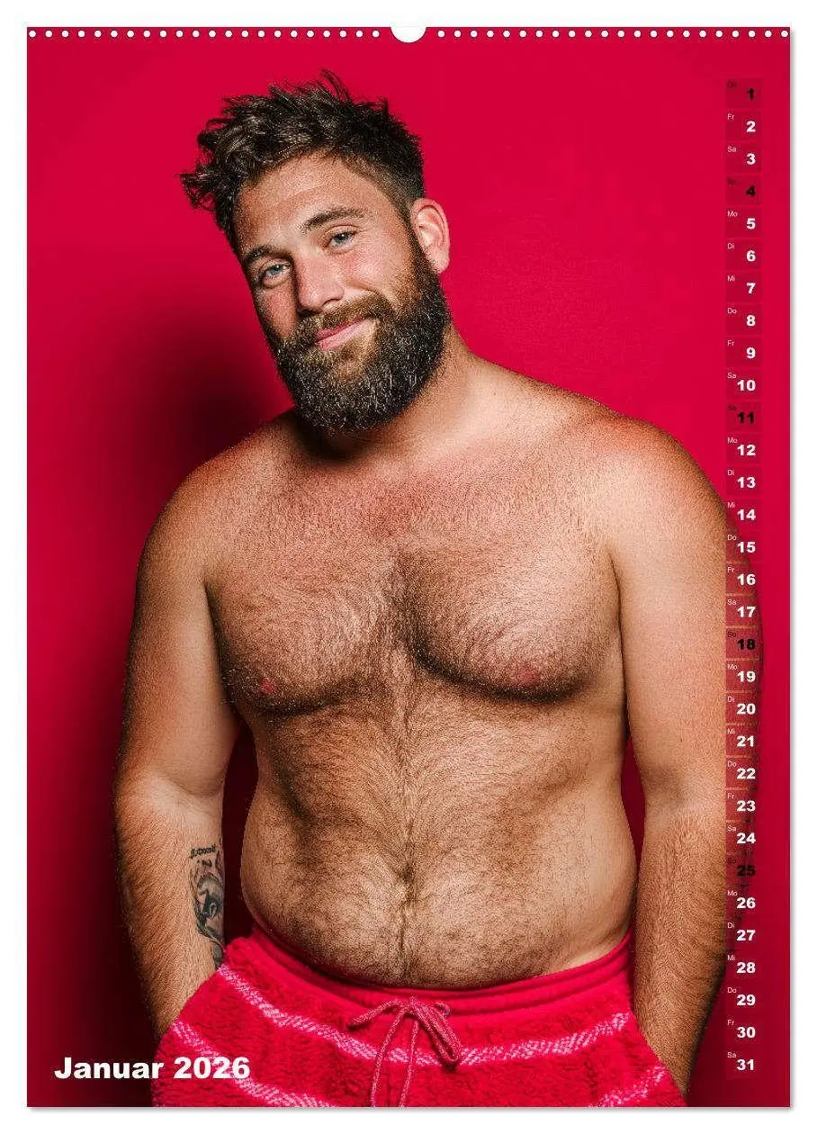 Bild: 9783516629538 | Bärchentyp - Sexy Männerkalender mit Bart, Bierbauch und Charakter...