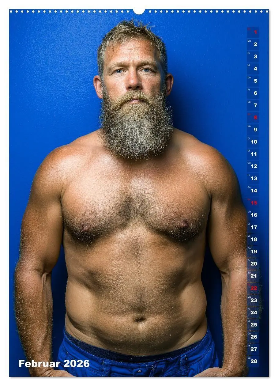 Bild: 9783516629538 | Bärchentyp - Sexy Männerkalender mit Bart, Bierbauch und Charakter...