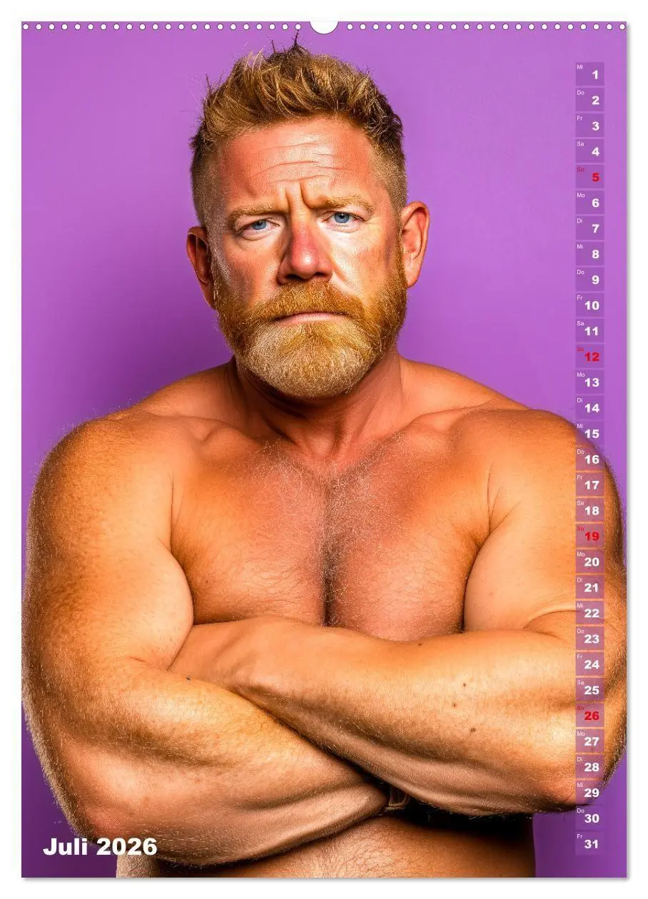 Bild: 9783516629538 | Bärchentyp - Sexy Männerkalender mit Bart, Bierbauch und Charakter...