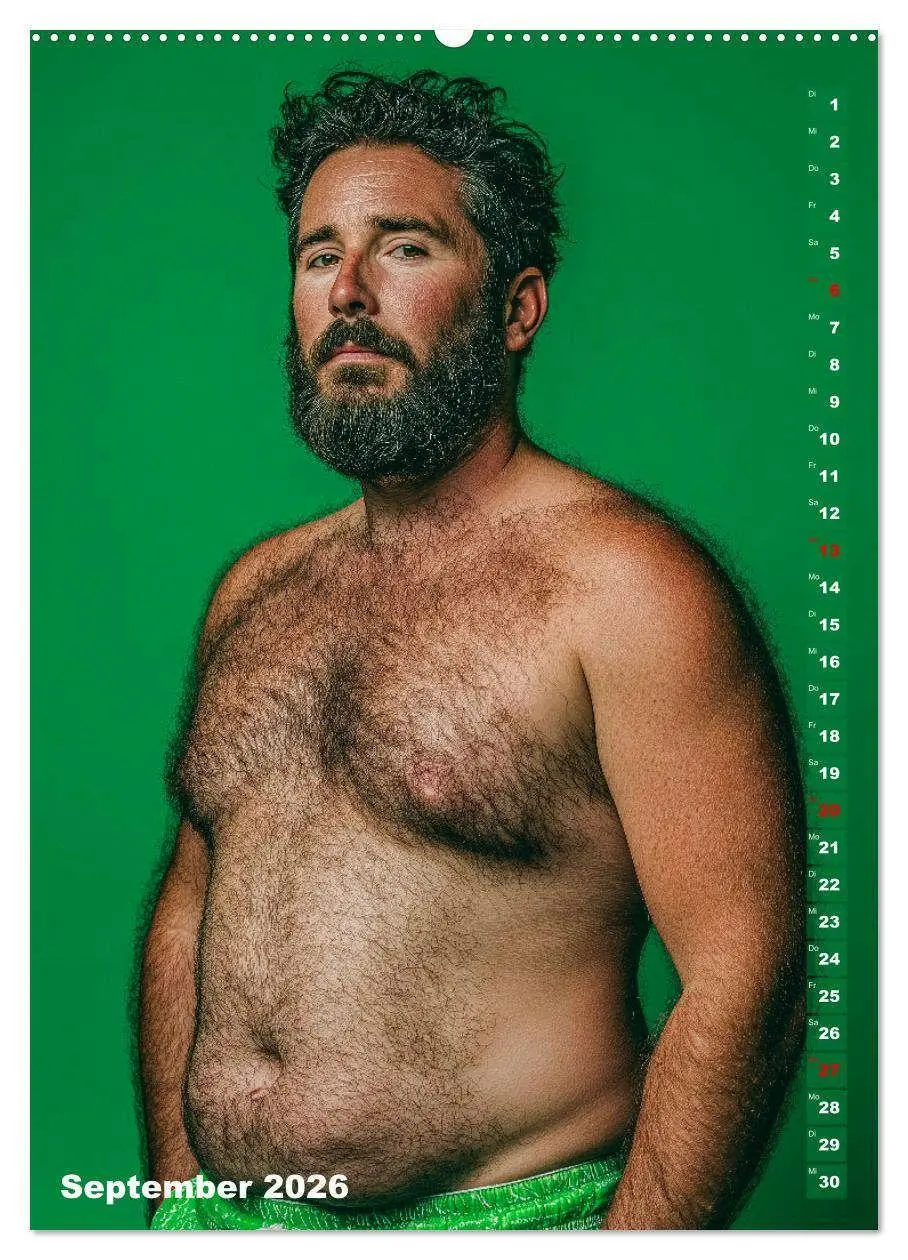 Bild: 9783516629538 | Bärchentyp - Sexy Männerkalender mit Bart, Bierbauch und Charakter...