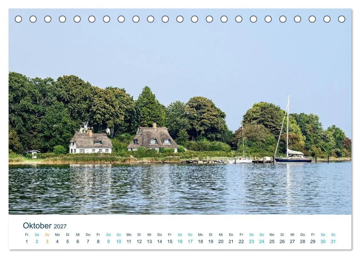 Bild: 9783569199538 | Die Schlei - Segelrevier und Naherholungsgebiet (Tischkalender 2027...