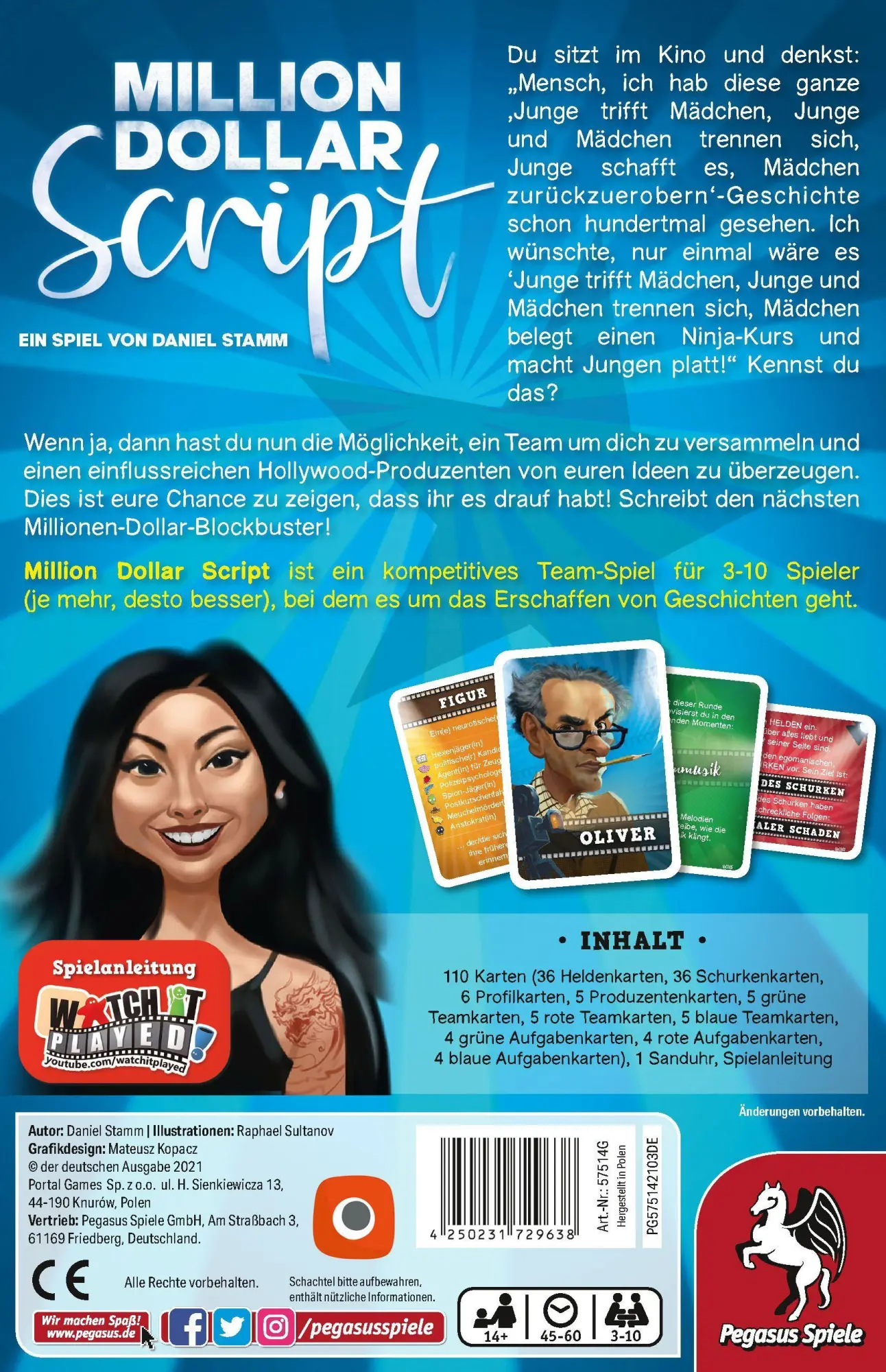 Bild: 4250231729638 | Million Dollar Script (Portal Games) | Daniel Stamm | Spiel | 57514G