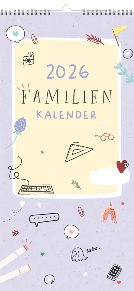 Cover: 4260188019638 | Mein Familien-Kalender 2026: Aufschreiben, abhaken, glücklich sein!