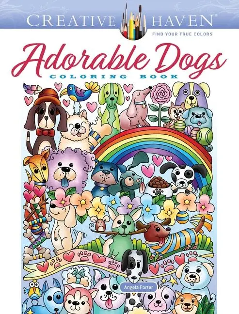 Cover: 9780486849638 | Creative Haven Adorable Dogs Coloring Book | Angela Porter | Buch