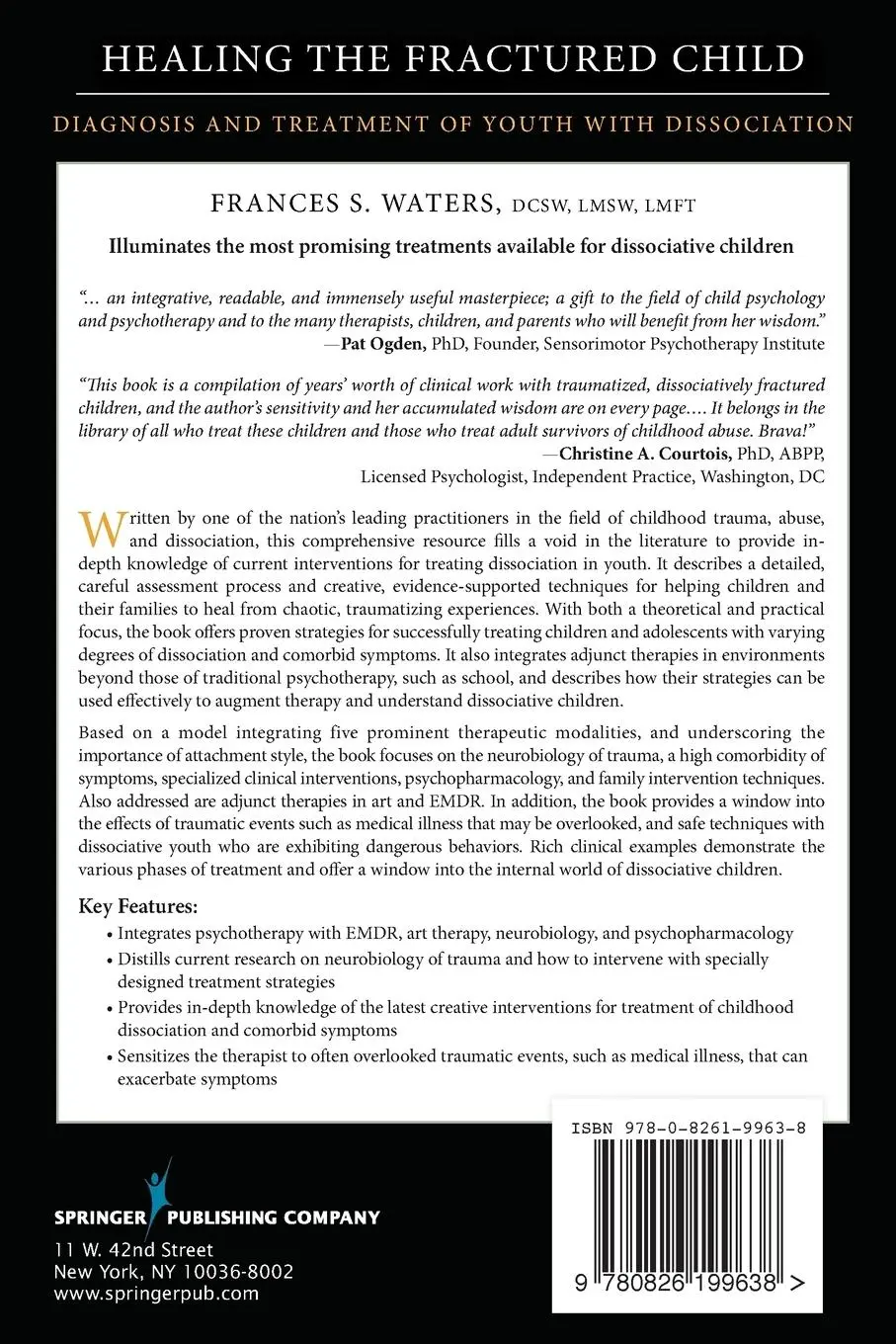Rückseite: 9780826199638 | Healing the Fractured Child | Frances S. DCSW LMSW LMFT Waters | Buch