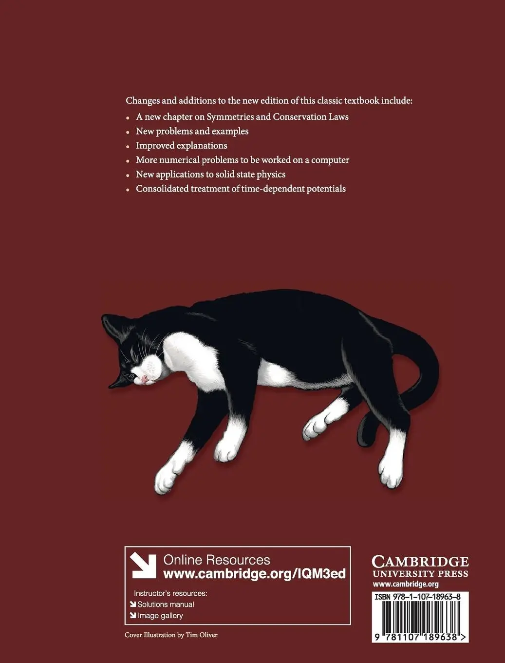 Rückseite: 9781107189638 | Introduction to Quantum Mechanics | David J. Griffiths (u. a.) | Buch