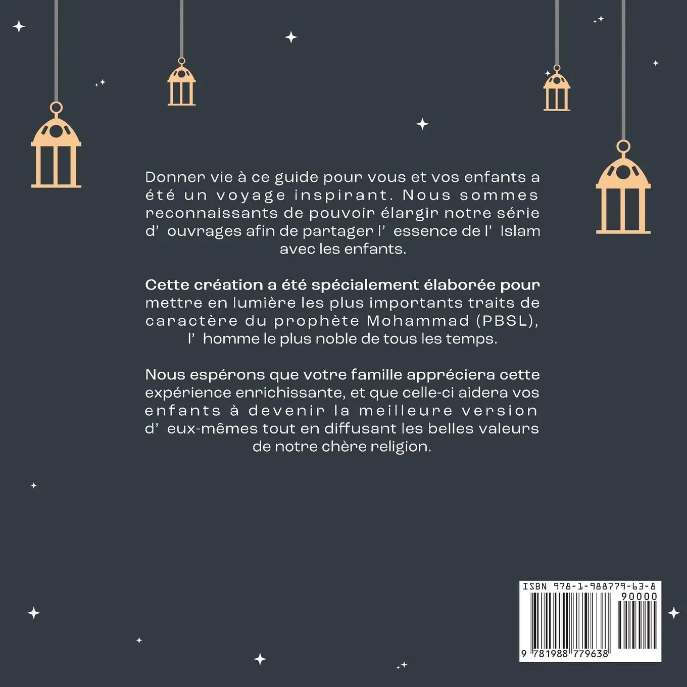 Rückseite: 9781988779638 | 30 traits de caractère inspirants à apprendre du Prophète Mohammad