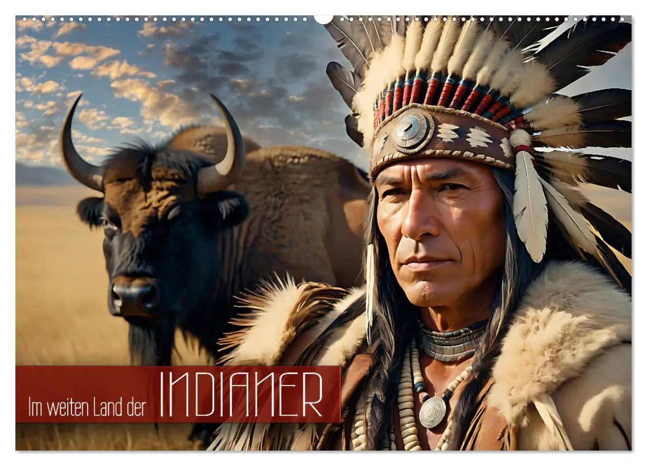Cover: 9783457389638 | Im weiten Land der Indianer (Wandkalender 2026 DIN A2 quer),...