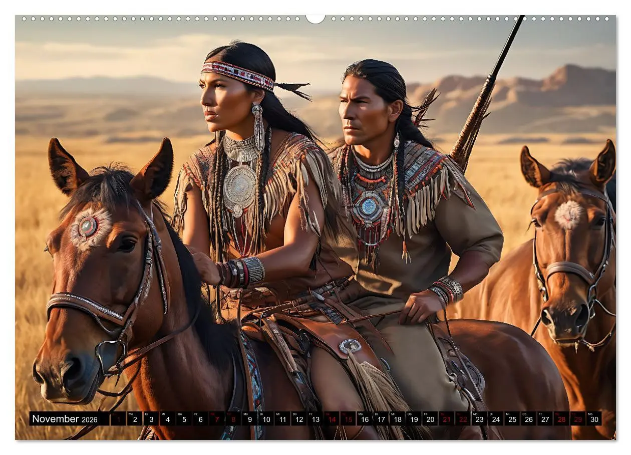 Bild: 9783457389638 | Im weiten Land der Indianer (Wandkalender 2026 DIN A2 quer),...