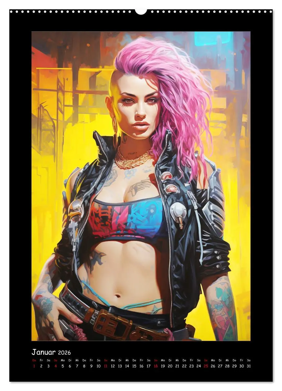 Bild: 9783516309638 | Cyberpunk. Futuristische Heldinnen (hochwertiger Premium...