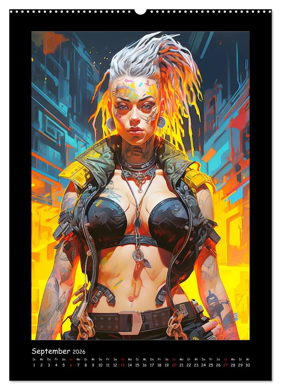 Bild: 9783516309638 | Cyberpunk. Futuristische Heldinnen (hochwertiger Premium...