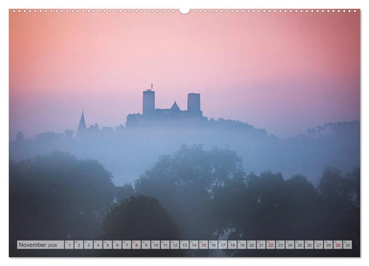 Bild: 9783457829738 | Mittelhessens Burgen und Schlösser (Wandkalender 2026 DIN A2 quer),...