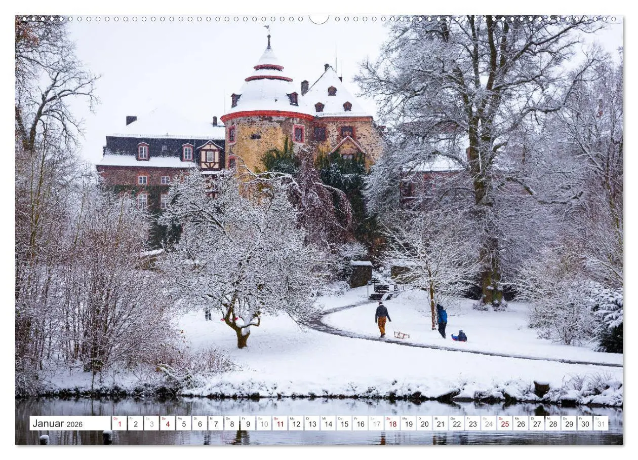 Bild: 9783457829738 | Mittelhessens Burgen und Schlösser (Wandkalender 2026 DIN A2 quer),...
