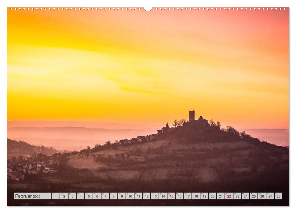 Bild: 9783457829738 | Mittelhessens Burgen und Schlösser (Wandkalender 2026 DIN A2 quer),...