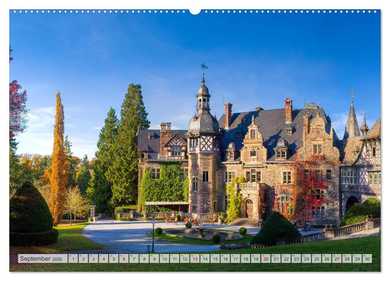 Bild: 9783457829738 | Mittelhessens Burgen und Schlösser (Wandkalender 2026 DIN A2 quer),...