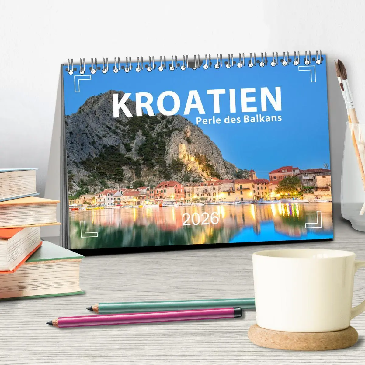 Bild: 9783457509838 | Kroatien - Perle des Balkans (Tischkalender 2026 DIN A5 quer),...