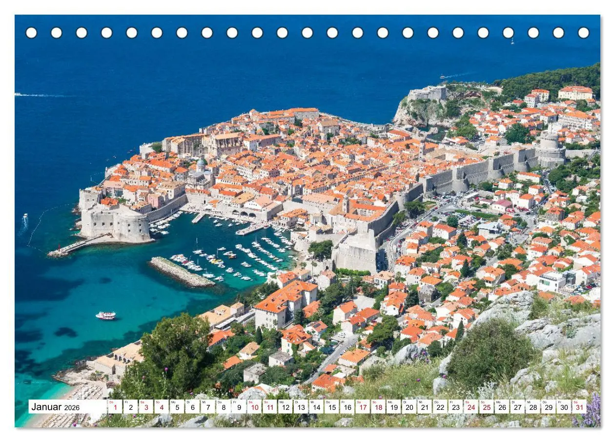 Bild: 9783457509838 | Kroatien - Perle des Balkans (Tischkalender 2026 DIN A5 quer),...