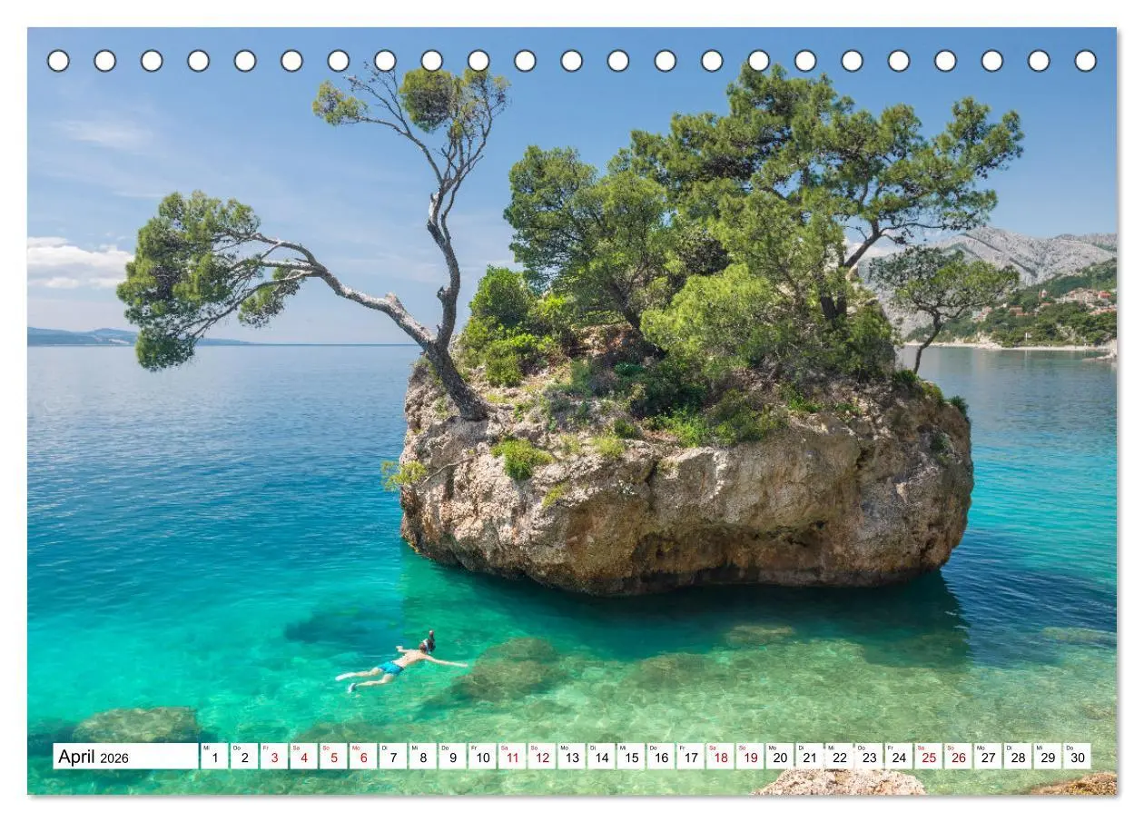 Bild: 9783457509838 | Kroatien - Perle des Balkans (Tischkalender 2026 DIN A5 quer),...