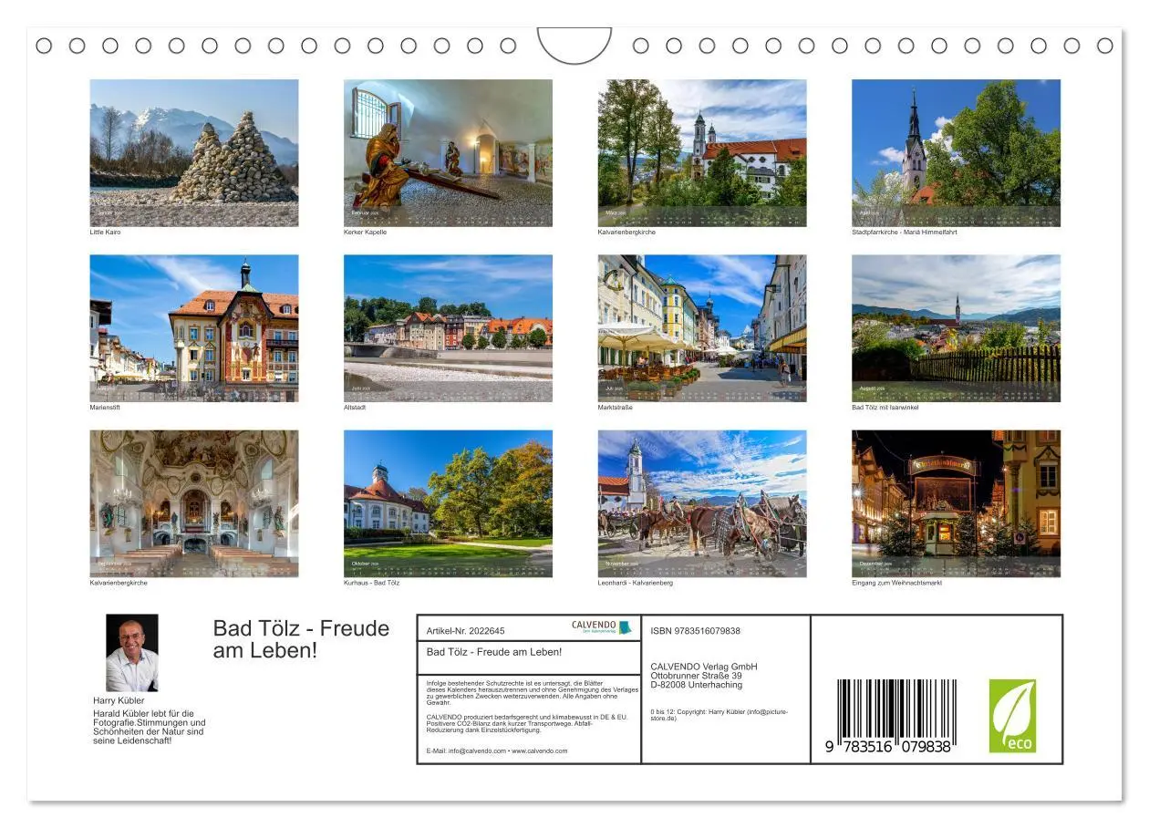 Bild: 9783516079838 | Bad Tölz - Freude am Leben! (Wandkalender 2026 DIN A4 quer),...